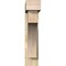Ekena Millwork Westlake Block Rough Sawn Bracket w/ Offset Brace, Douglas Fir, 6"W x 24"D x 28"H BKT0604X24X28WTL05RDF - alternate 3